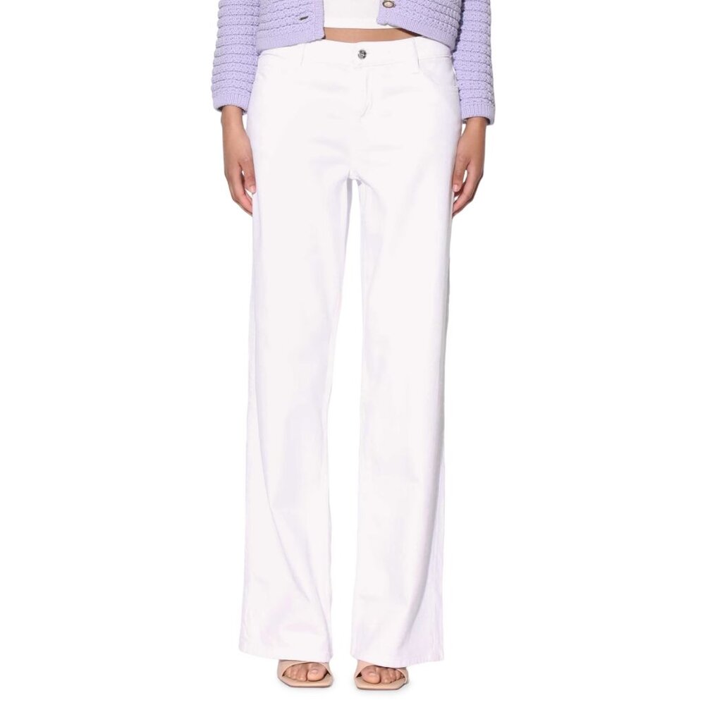 WALTER BAKER Elena Wide-Leg white Denim Jeans size 2